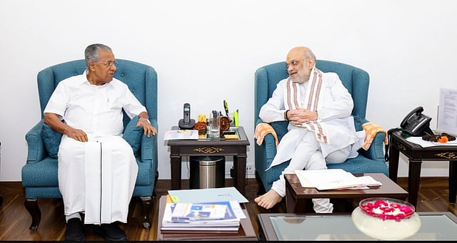 പിണറായി- അമിത് ഷാ ചർച്ച