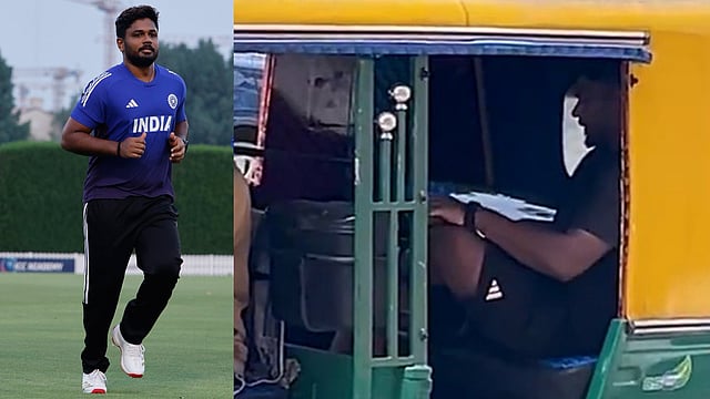 സഞ്ജു സാംസൺ എത്തിയത് ആരും അറിഞ്ഞില്ല! കലൂർ സ്റ്റേഡിയത്തിൽ വാം അപ്, മടക്കം ഓട്ടോയിൽ (വിഡിയോ)