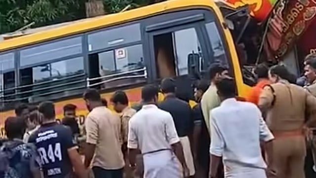 school bus accident malappuram