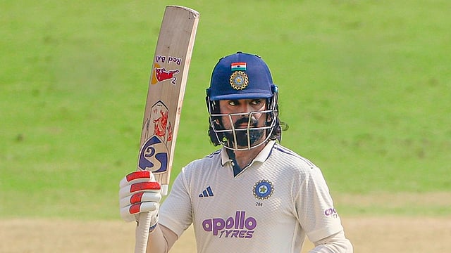 KL Rahul scores a half-century