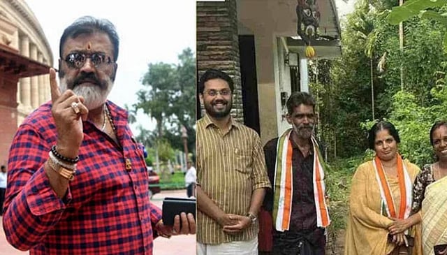 bjp members left party and joined congress on disagreement with suresh gopi
