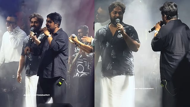 'ഏട്ടനും അനിയനും കൂടെ ആയപ്പോൾ സ്റ്റേജ് കളർ ആയി'; വൈറലായി വിഡിയോ