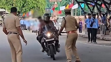 രാഷ്ട്രപതിയുടെ സന്ദര്‍ശനത്തിനിടെ നിയമലംഘനം; പൊലിസിനെ വെട്ടിച്ച ബൈക്ക് യാത്രികര്‍ പിടിയില്‍