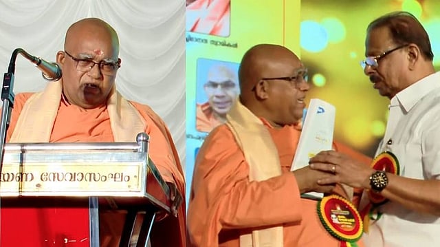ദേശീയ അധ്യക്ഷനേക്കാള്‍ ആരോഗ്യം സുധാകരനുണ്ട്, തഴയപ്പെട്ടത് എന്തുകൊണ്ടെന്ന് ചിന്തിക്കണം: സ്വാമി സച്ചിദാനന്ദ
