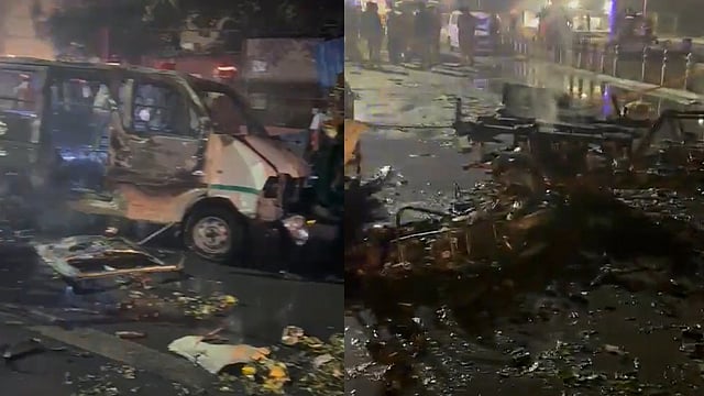 Massive Blast Near Red Fort In Delhi