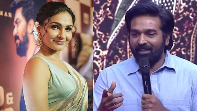 'ഫ്രിഡ്ജിൽ ആണോ ഇരിക്കുന്നത് ? നാളെ എന്റെ മകനും ചോദിക്കും ഈ പെൺകുട്ടി ആരാണെന്ന്'; ആൻഡ്രിയയോട് വിജയ് സേതുപതി
