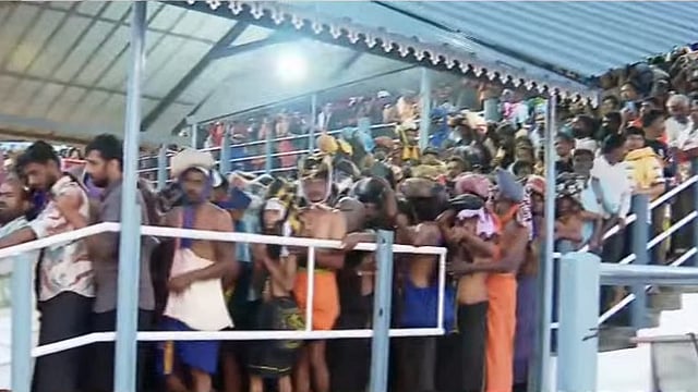 വൃശ്ചികപ്പുലരിയില് അയ്യനെ കാണാന് വന്തിരക്ക്; ദിനംപ്രതി 90,000 പേര്ക്ക് ദര്ശനം