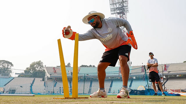 rishabh pant in training