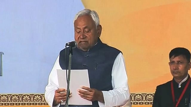 Nitish Kumar takes oath as the Bihar Chief Minister for record 10th time
