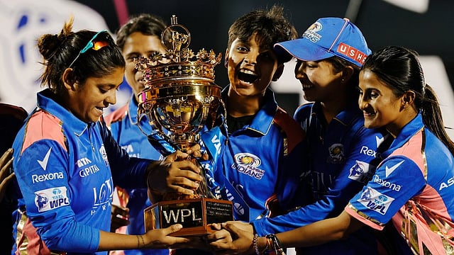 Mumbai Indians team wins Women's Premier League title