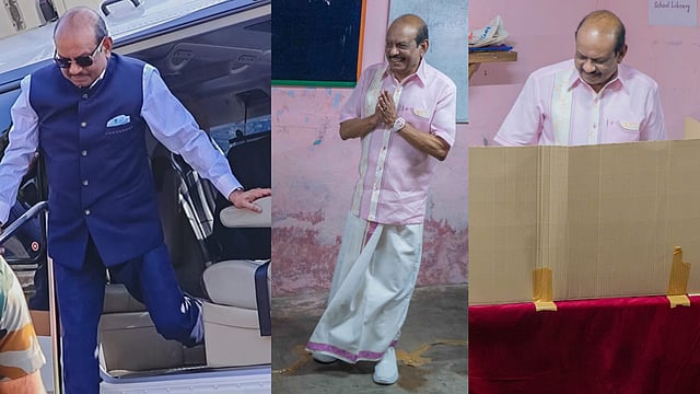 ബാങ്കോക്കിൽ നിന്ന് ബിസിനസ് ജെറ്റിൽ പറന്നെത്തി; ജന്മനാട്ടിൽ വോട്ട് ചെയ്ത് എംഎ യൂസഫലി