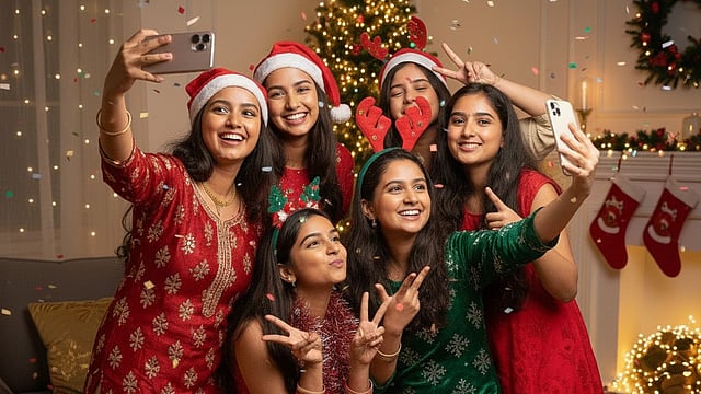 ക്രിസ്മസ് ഇങ്ങ് എത്തി ഗായ്സ്! സെൽഫിയിൽ തിളങ്ങി നിൽക്കാൻ 5 ബ്യൂട്ടി ടിപ്സ്