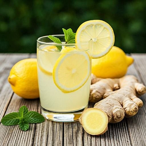 Ginger-lemon water
