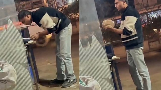 ചുട്ടെടുക്കും മുന്നെ ചപ്പാത്തിയില് തുപ്പി; തട്ടുകടയിലെ വീഡിയോ വൈറല്; പാചകക്കാരന് അറസ്റ്റില്