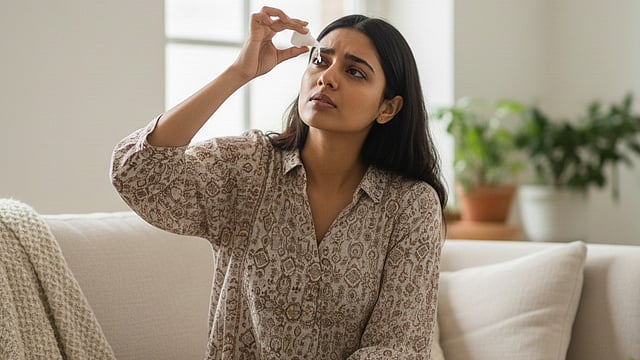 ഡ്രൈ ഐ; ഐ ഡ്രോപ്സ് ഒഴിക്കുമ്പോൾ വേണം കരുതൽ
