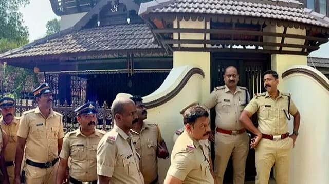 search was conducted at kandararu rajeevaru house for over eight hours