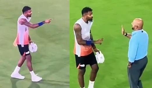 കട്ടക്കലിപ്പ്, മുരളി കാർത്തിക്കിനെതിരെ ചൂടായി ഹർദിക്; കാരണമെന്തെന്ന് തിരക്കി ആരാധകർ (വിഡിയോ )