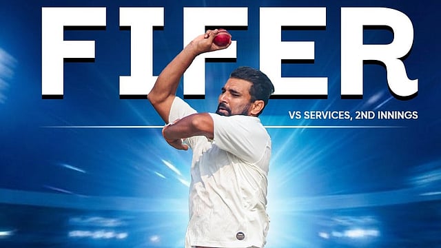 ഷമിയുടെ 'മിന്നല്' ബൗളിങ്! സര്വീസസിനെ വീഴ്ത്തി ബംഗാള് രഞ്ജി ട്രോഫി ക്വാർട്ടറിൽ