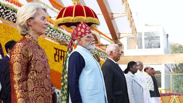 Modi with EU leaders
