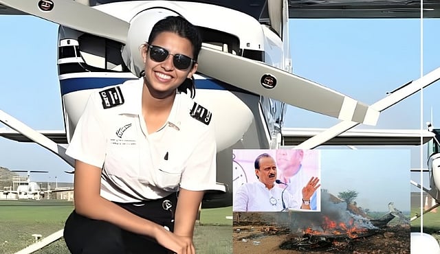 സൈനികന്റെ മകള്‍, 1500 മണിക്കൂര്‍ വിമാനം പറത്തി പരിചയം; അജിത് പവാറിന്റെ പൈലറ്റായിരുന്ന ശാംഭവി പഥക്