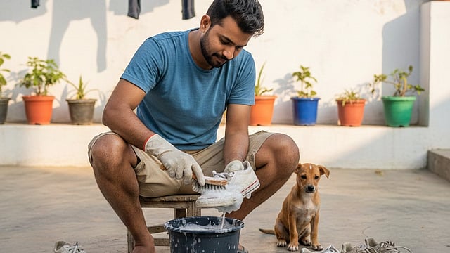 Shoe washing tips