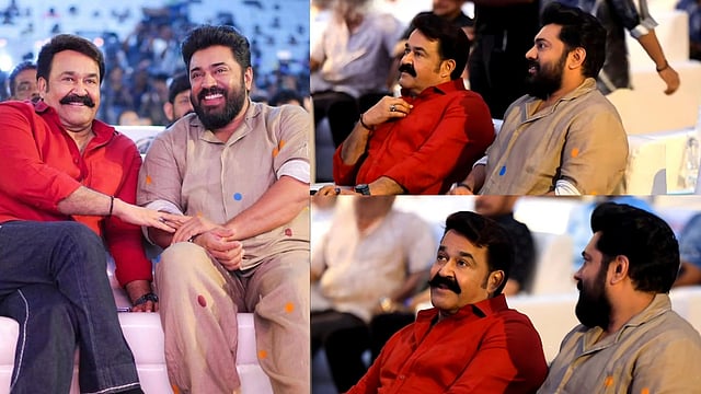 'ഇവരുടെ ചിരിയിൽ എന്തോ മാജിക് ഉണ്ട്'; നിവിനൊപ്പം തമാശ പറഞ്ഞ് ലാലേട്ടൻ, സോഷ്യൽ മീഡിയ കീഴടക്കി ചിത്രങ്ങൾ