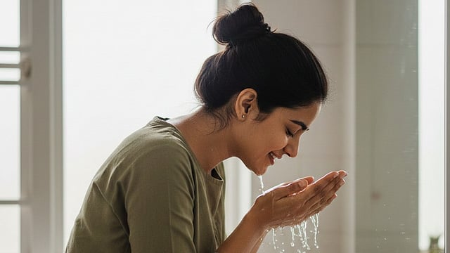 Washing Face