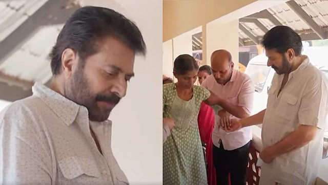 'എങ്ങനെയുണ്ട് കാല് വച്ചിട്ട് ?, നടന്ന് ശീലിക്ക് കേട്ടോ'; തിരക്ക് മാറ്റി വച്ച് സന്ധ്യയെ കാണാനെത്തി മമ്മൂട്ടി