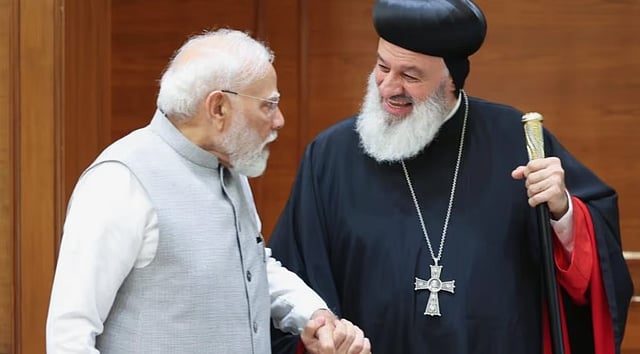 യാക്കോബായ സഭാ നേതൃത്വവുമായുള്ള ചര്ച്ചയില് അഭിമാനം: മലയാളത്തില് കുറിപ്പിട്ട് പ്രധാനമന്ത്രി