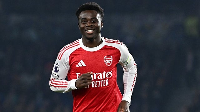 bukayo saka goal celebration