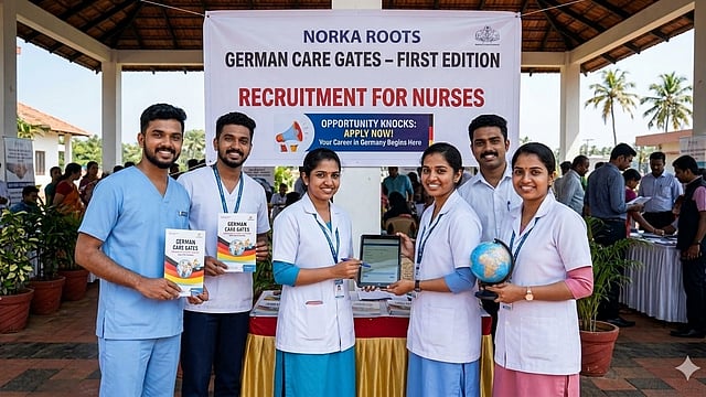ജർമനിയിൽ നഴ്സുമാർക്ക് അവസരം, 100 ഒഴിവുകൾ; നോർക്ക റൂട്ട്സ്-  കെയര്‍ ഗേറ്റ്സ്  ആദ്യ റിക്രൂട്ട്മെന്റിലേക്ക്  മാർച്ച് 28 നകം അപേക്ഷിക്കണം
