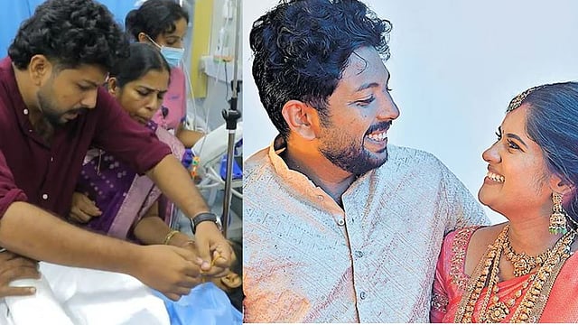 വിധിയെ തോല്പ്പിച്ചു; ആവണിക്ക് ക്ഷേത്രത്തില് മാംഗല്യം, പുതിയ ജീവിതത്തിലേയ്ക്ക് കൈ പിടിച്ച് ഷാരോണ്