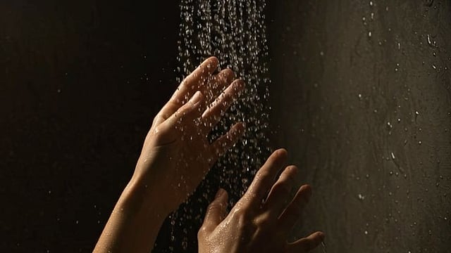 hot shower