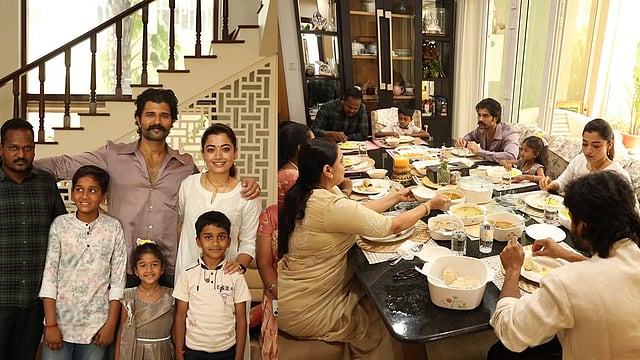 പരിഭവം പറഞ്ഞ കുഞ്ഞ് ആരാധികയ്ക്ക് വീട്ടിൽ വിരുന്നൊരുക്കി രശ്മികയും വിജയ്യും; ചിത്രങ്ങൾ വൈറൽ
