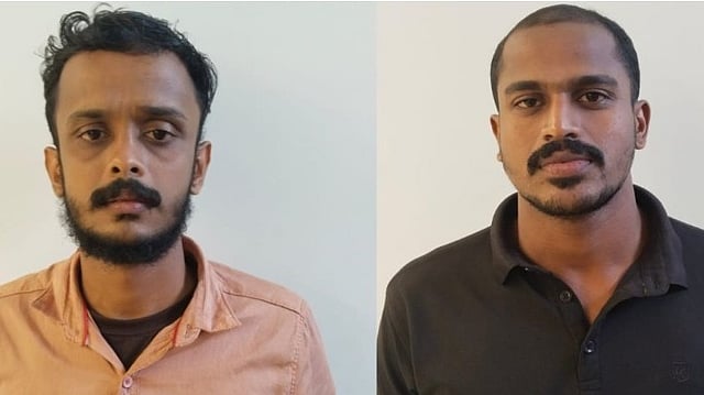 പൊലീസുകാരന്റെ വീടിന് നേര്ക്ക് ബോംബെറിഞ്ഞ കേസ്: രണ്ട് ആര്എസ്എസ് പ്രവര്ത്തകര് അറസ്റ്റില്