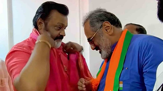 രാജീവ് ചന്ദ്രശേഖറിനുള്ള ഷാള്‍ സ്വയം ഇട്ടു; വിവാദമാക്കിയത് മറ്റേ ഗുണത്തില്‍ പെട്ടവര്‍: സുരേഷ് ഗോപി