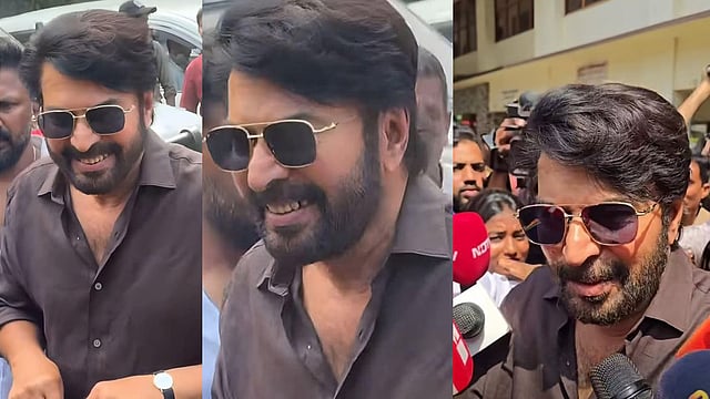 'എനിക്ക് ഇംഗ്ലീഷ് വല്യ പിടിയില്ല...'; ഇംഗ്ലീഷിൽ ചോദിച്ച മാധ്യമപ്രവർത്തകനോട് മമ്മൂട്ടി, വിഡിയോ