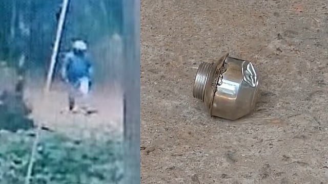 കണ്ണൂരിൽ വീടിന് നേരെ സ്റ്റീൽ ബോംബ് എറിഞ്ഞു; സിസിടിവി ദൃശ്യം പുറത്ത്