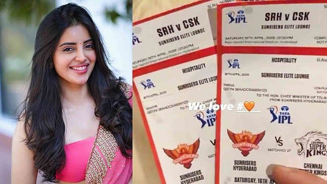 മുഖ്യമന്ത്രിക്ക് നല്‍കിയ ഐപിഎല്‍ 'വിഐപി ടിക്കറ്റ്' സിനിമാ നടിയുടെ കയ്യില്‍; നല്‍കിയത് ആര് ?, വിവാദം