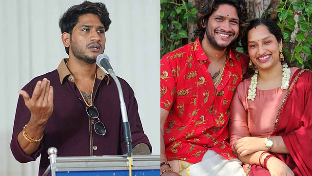'ഇനിയും പ്രസവിക്കണം, അഞ്ച് കുഞ്ഞുങ്ങള് വേണമെന്ന് പറയുന്ന ഭാര്യയാണ് എനിക്കൊപ്പമുള്ളത്'; വിവാദത്തില് അഖില് മാരാർ