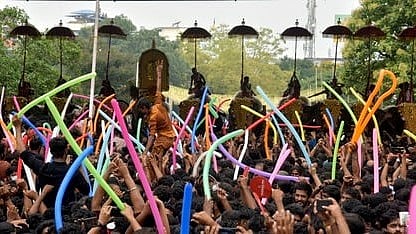 തൃശൂര് പൂരം: ചെമ്പുകാവ് ഭഗവതി എപ്പോള് വരും? അറിയാം ഘടക പൂരങ്ങളുടെ സമയക്രമം