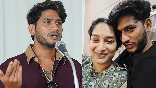 'ഞങ്ങളുടെ ആഘോഷം ആശുപത്രിയില്'; വോട്ടെണ്ണല് ദിവസം അഖില് മാരാര് ഭാര്യയ്ക്കൊപ്പം