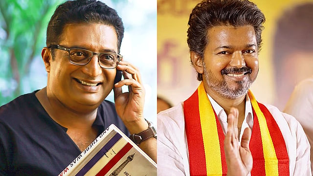 'തമിഴ്നാട് ആരാധകൂട്ടം, രാഷ്ട്രീയ സമൂഹമായിട്ടില്ല'; വിജയ് തരംഗത്തെ വിമര്ശിച്ച് പ്രകാശ് രാജ്; മറുപടി നല്കി ടിവികെ അണികള്