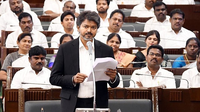 CM Vijay speaking in Assembly