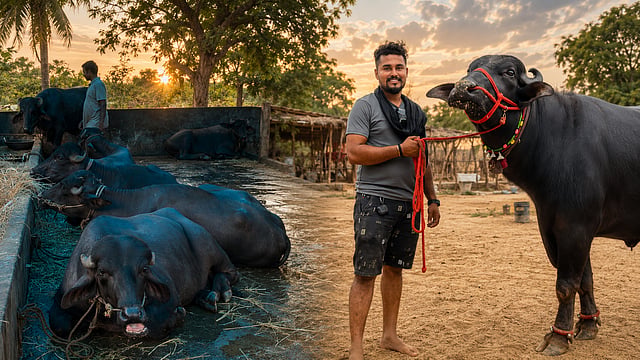 ശൈലേഷ് ഇന്ന് നാട്ടിലെ 'ബെല്ലാരി രാജ'; ചാർട്ടേഡ് അക്കൗണ്ടൻസി ഉപേക്ഷിച്ച യുവാവ് പോത്തുവളർത്തലിൽ നേടിയത് കോടികളുടെ വിജയഗാഥ