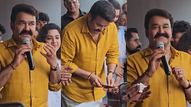 'അതിമനോഹരമായ ഒരു ബർത്ത് ഡേ, എല്ലാവർക്കും സിനിമ ഇഷ്ടമായെന്ന് കരുതുന്നു'; ആരാധകർക്കൊപ്പം കേക്ക് മുറിച്ച് ലാലേട്ടന്റെ പിറന്നാൾ ആഘോഷം