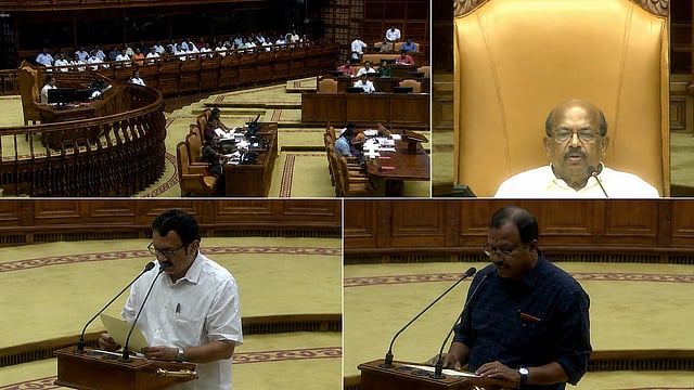 പതിനാറാം കേരള നിയമസഭാംഗങ്ങളുടെ സത്യപ്രതിജ്ഞാ ചടങ്ങുകൾ പുരോഗമിക്കുന്നു; സഭയിൽ കൗതുകക്കാഴ്ചകൾ 