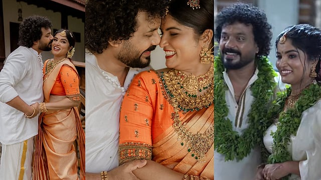 'രണ്ട് വർഷത്തെ ലിവ് ഇൻ റിലേഷൻ വിജയിച്ചു, ഇതൊരു ഫോർമാലിറ്റി'; അമേയയെ താലി ചാർത്തി ജിഷിൻ