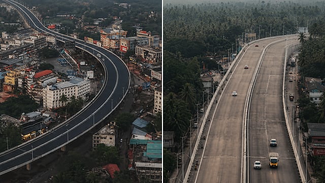 ദക്ഷിണേന്ത്യയിലെ ആദ്യത്തെ വലിപ്പമേറിയ ഒറ്റത്തൂൺ മേൽപ്പാലം ഇനി കാസർകോടിന് സ്വന്തം; ഗതാഗതത്തിന് തുറന്നുകൊടുത്തു
