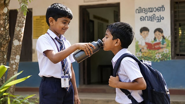 'ക്ലാസിലെ സൗഹൃദം നല്ലതാണ്, പക്ഷെ വെള്ളക്കുപ്പി പങ്കിട്ടു കൊണ്ട് വേണ്ട'